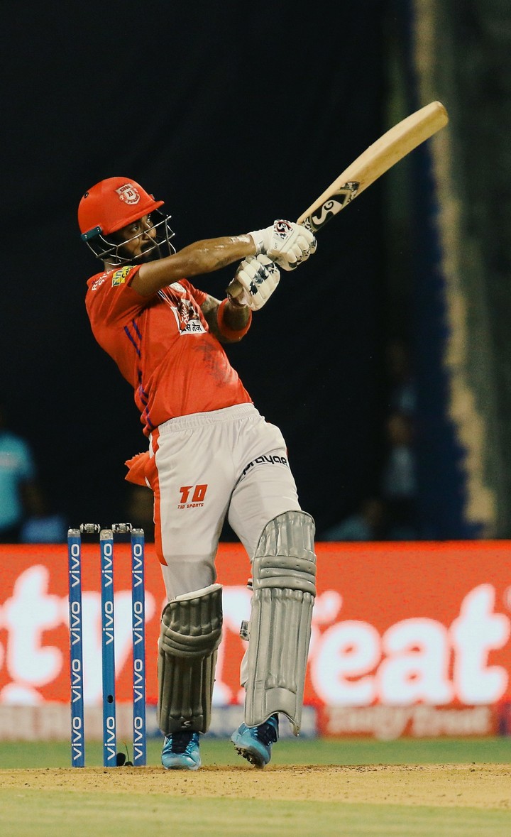 K.L.Rahul 6,six 3,four In IPL match100 Runs