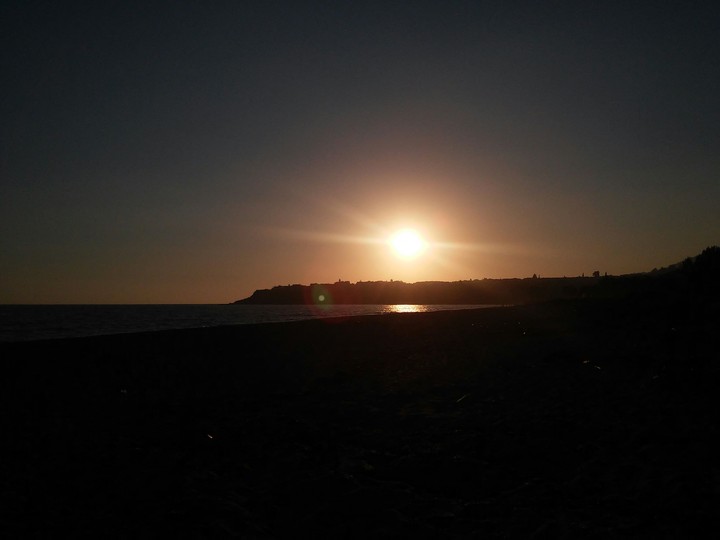 beach by the night