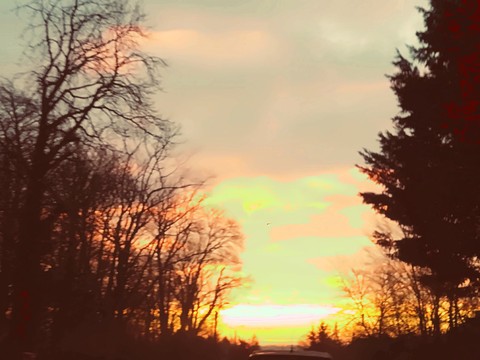 couché de soleil #magnifique #joli #orange #couleurfeu
