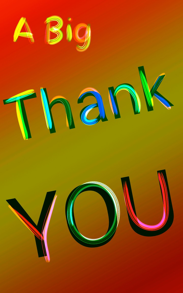 Thank you for your support