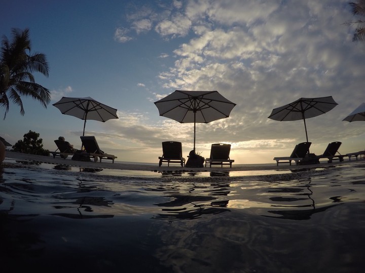 Sunset View from Pool
