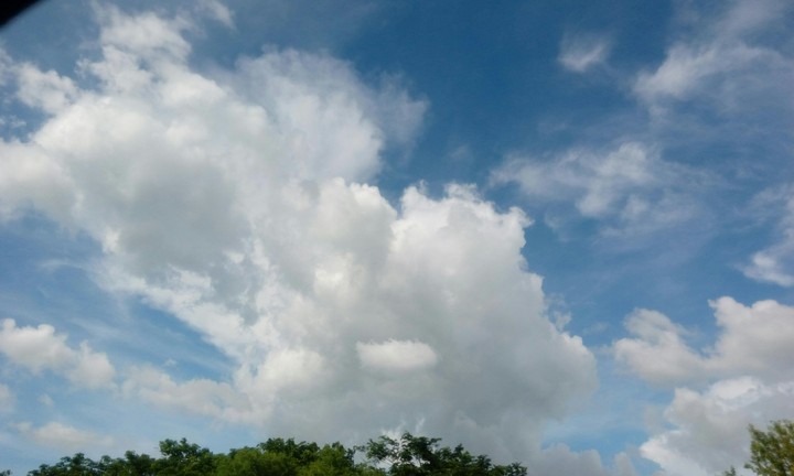 Blue Sky with Cloud