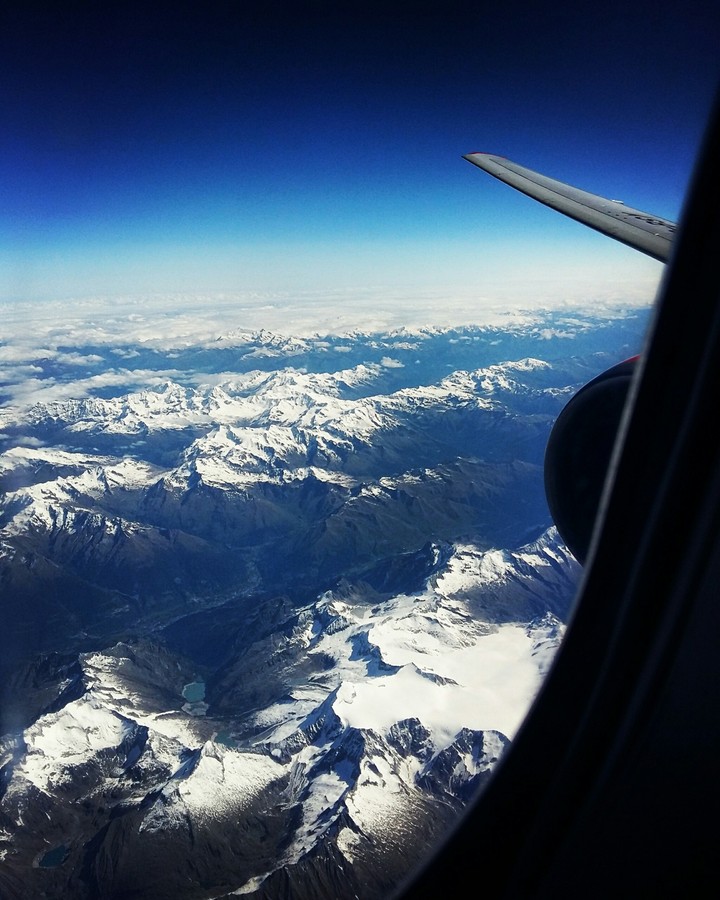 Flying in the sky