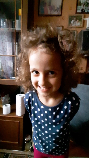 So we are joking with the granddaughter.