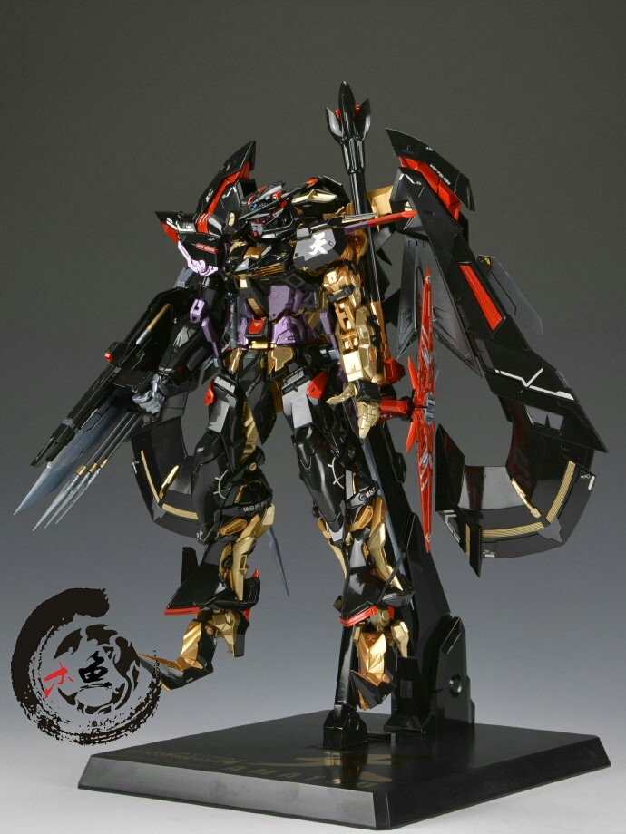 Painted Build: MG 1/100 Gundam Astray Gold Frame Amatsu Mina