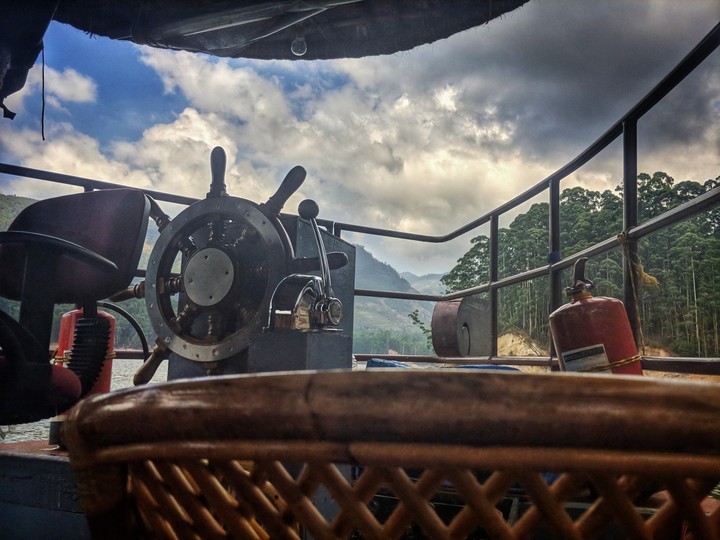 From the boat
