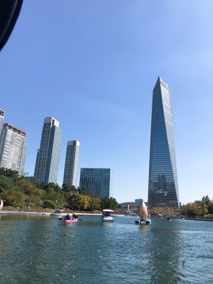 city and river