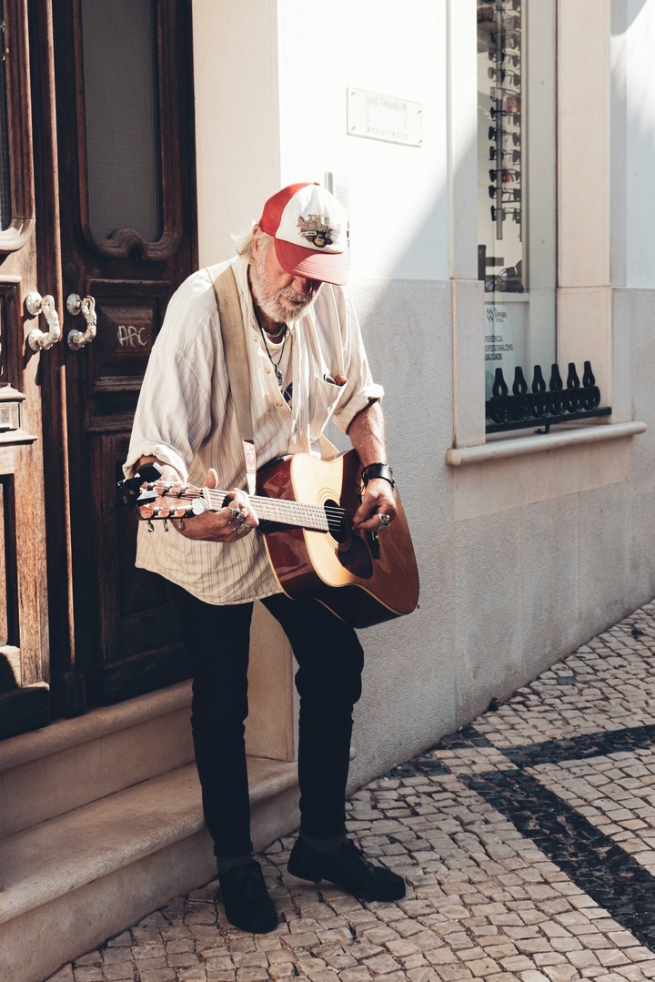 on the street