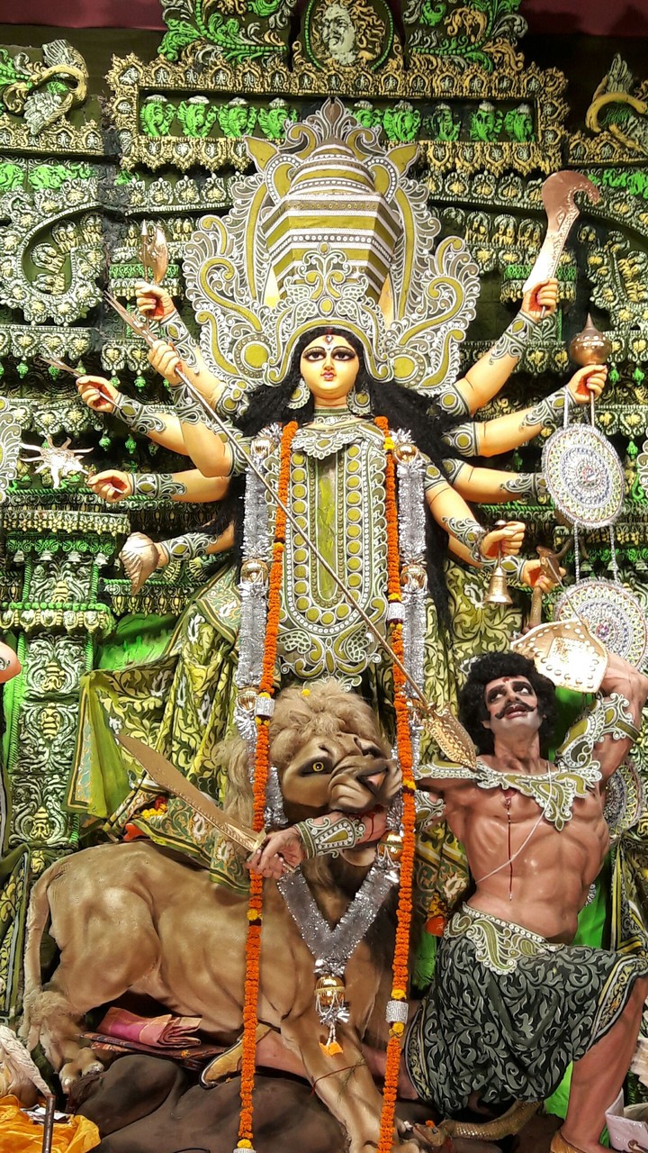 Hindu Goddess - Durga Puja Festival, Kolkata, India