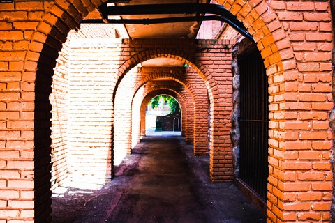 stroll through.