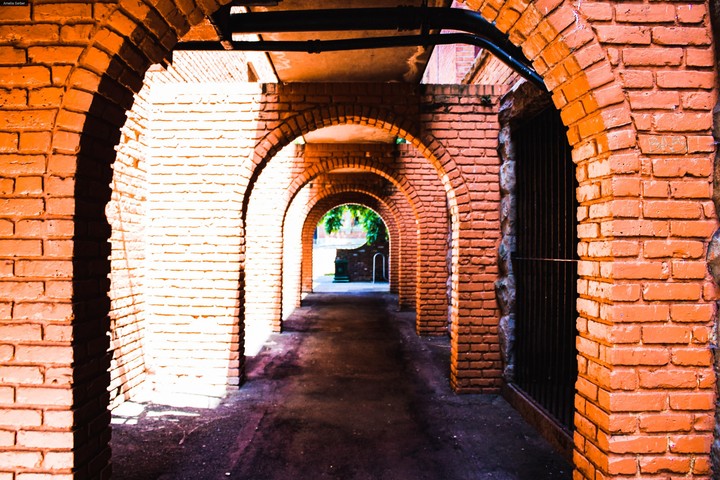 stroll through.