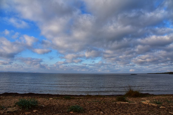 Cloudy sea