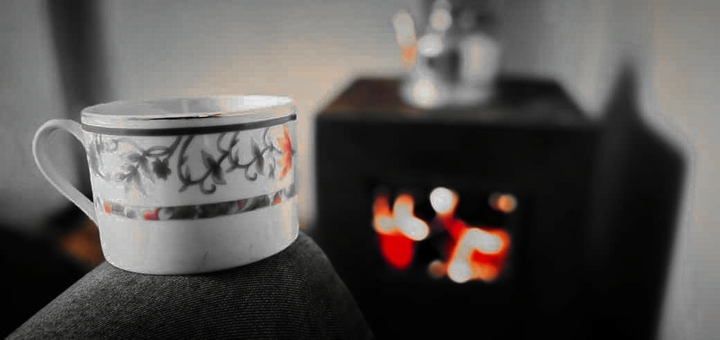 a cup of coffee