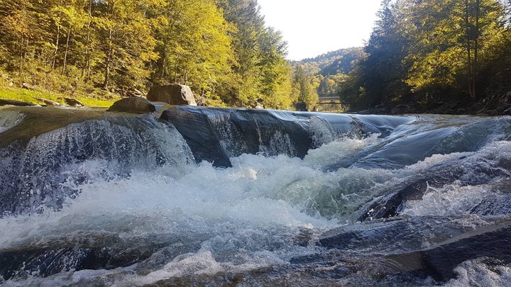 waterfall in Yaremche