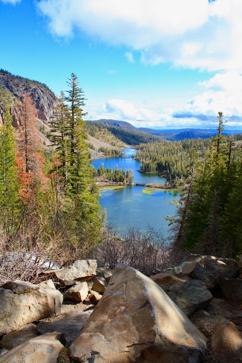 sfondi highland, lake