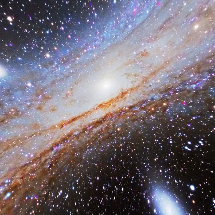 Andromeda galaxy 3d