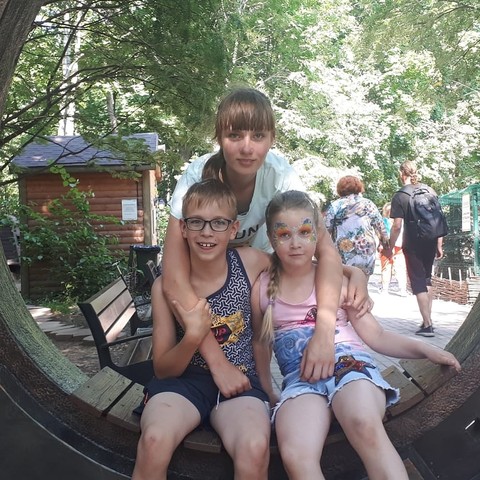 в парке