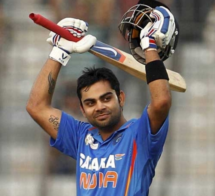 his first century