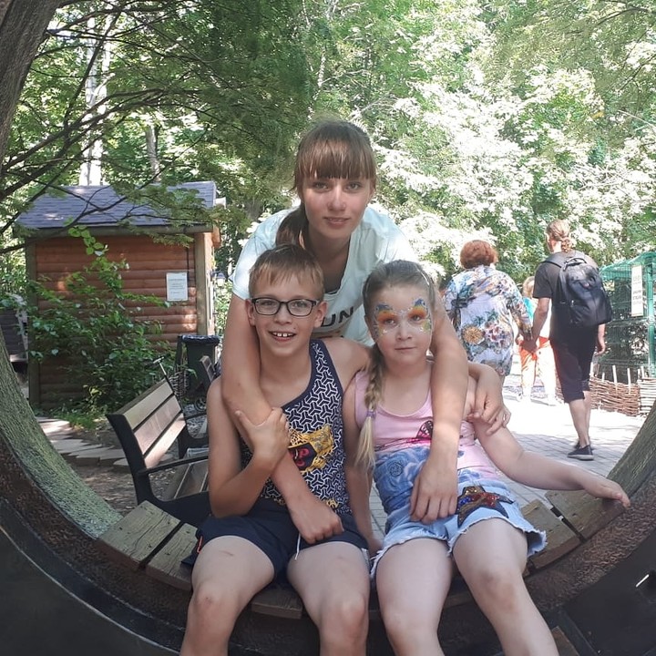 в парке