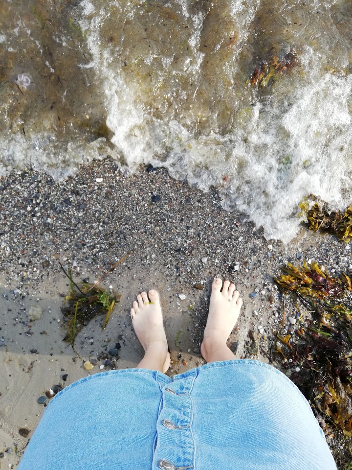 Füße am Strand