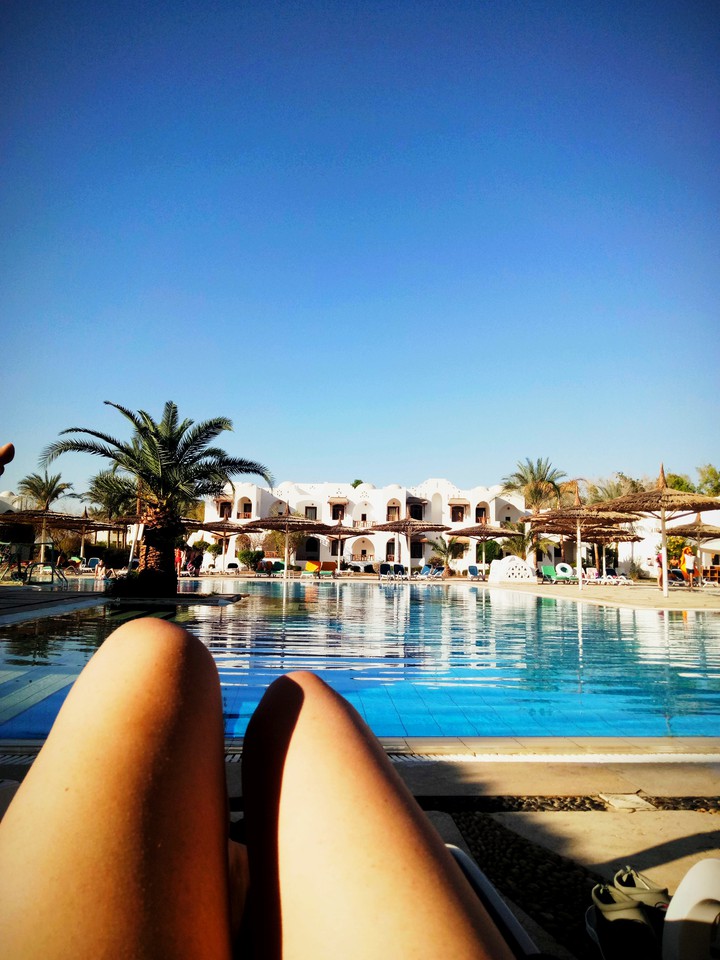 Egypt sunbathing