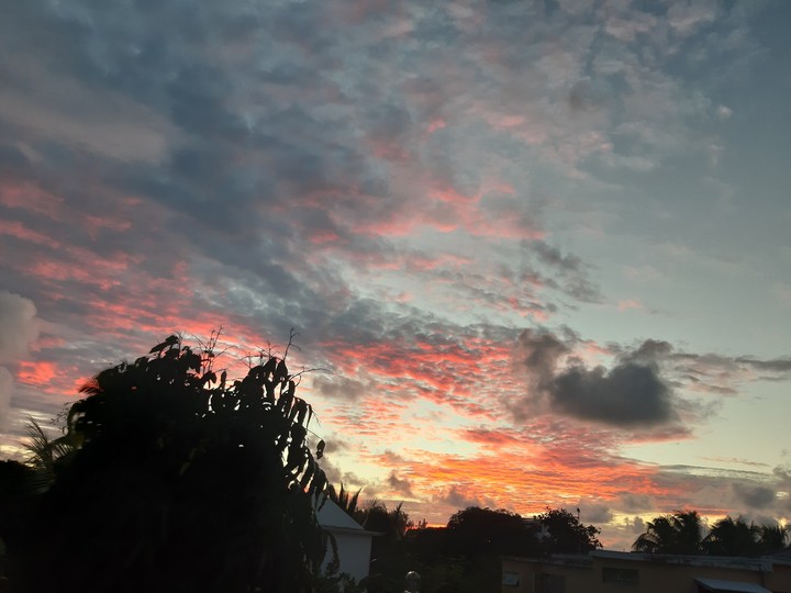 The sun is rising?