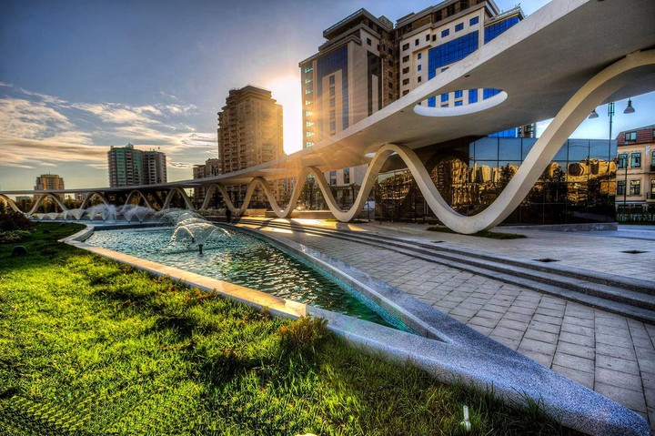Winter park. Baku