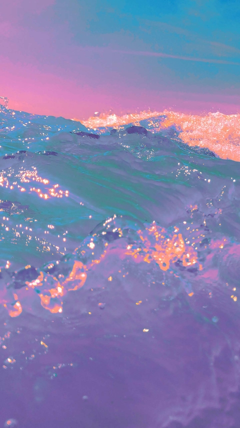 dusk, sea壁紙