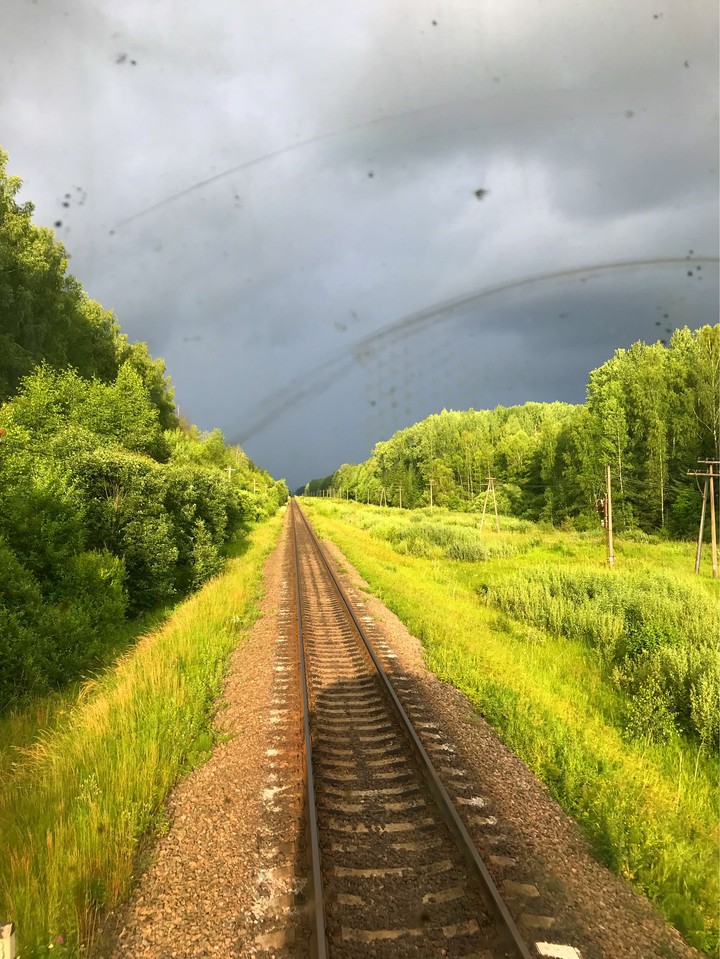 colorful train