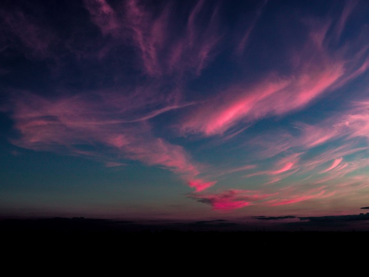 Red clouds