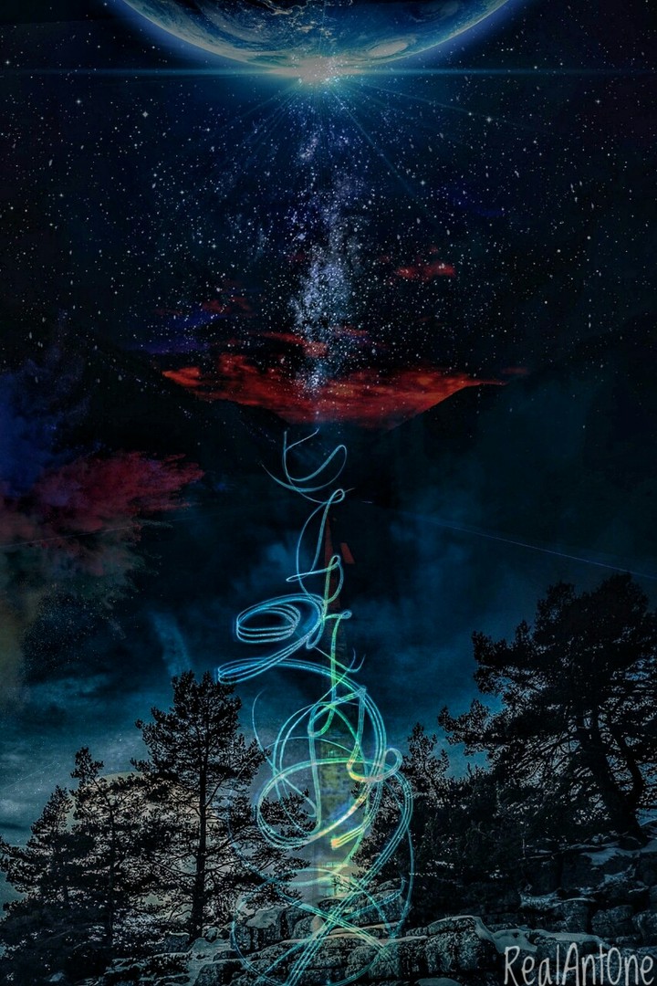 Galaxy and Earth