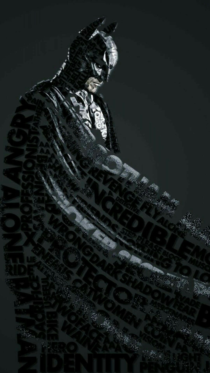 Creative Batman Typography