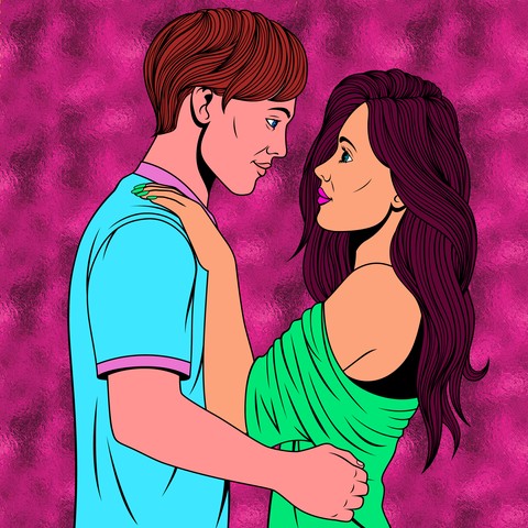 couple, hair वॉलपेपर
