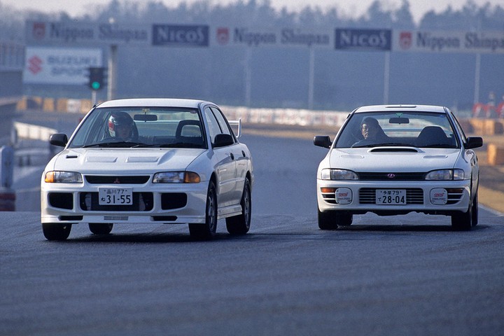 subaru and mitsubishi