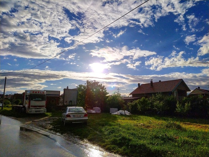 When the rain clouds disperse and the sun shines on you