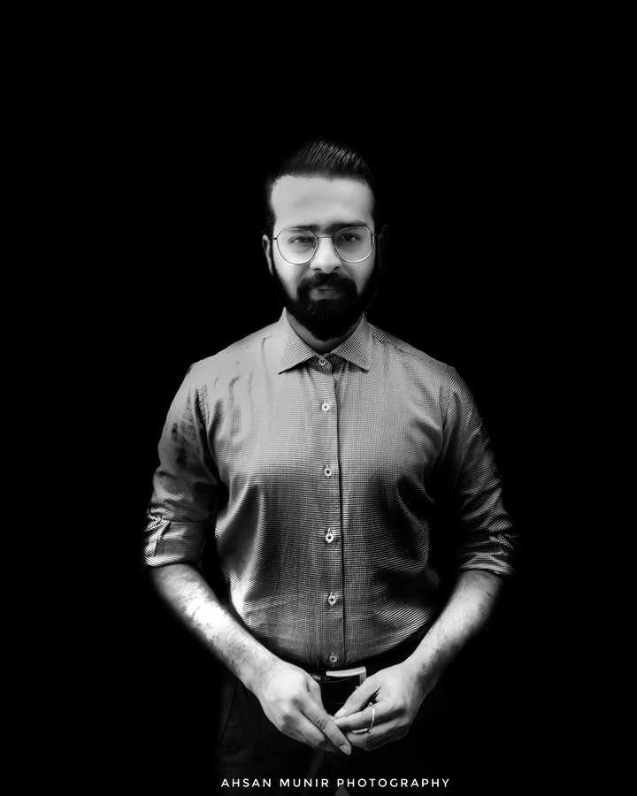 Black and white