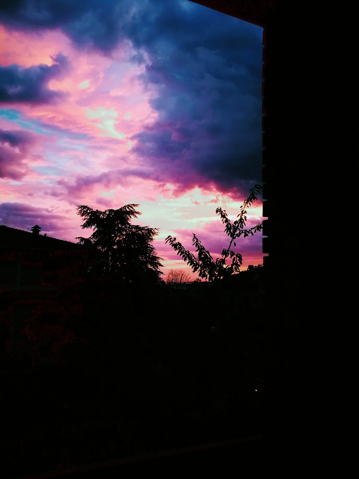 Sunrise in the sky