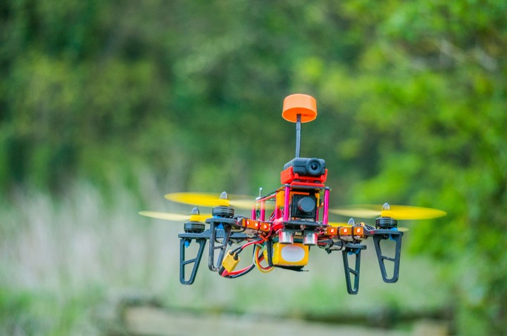 This is a quad copter  not a drone... no weapons necessary!
