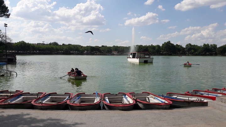 Lago de casa de Campo, Madrid