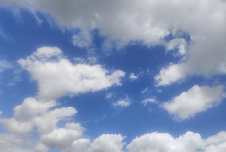 Morning and Bright Clouds