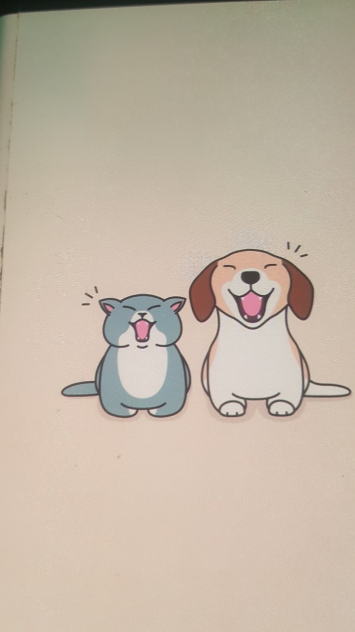 강아지 와 고양이
