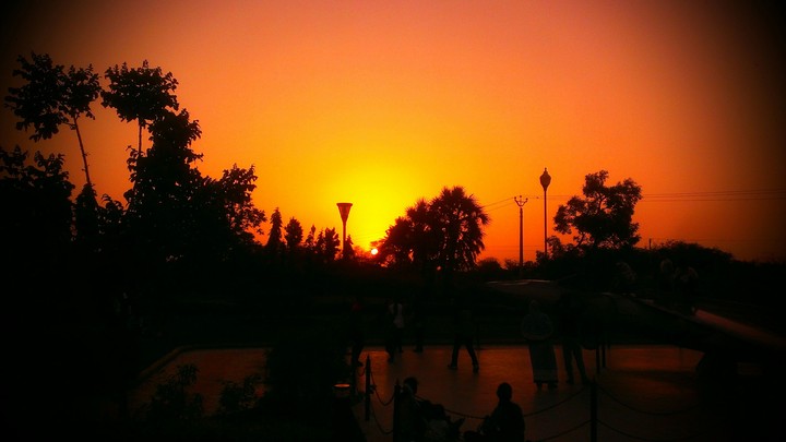 sun set