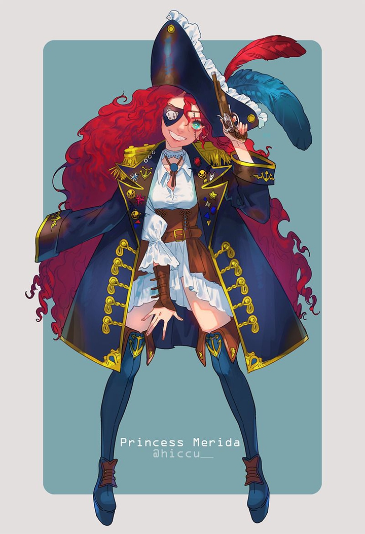 Pirate Merida