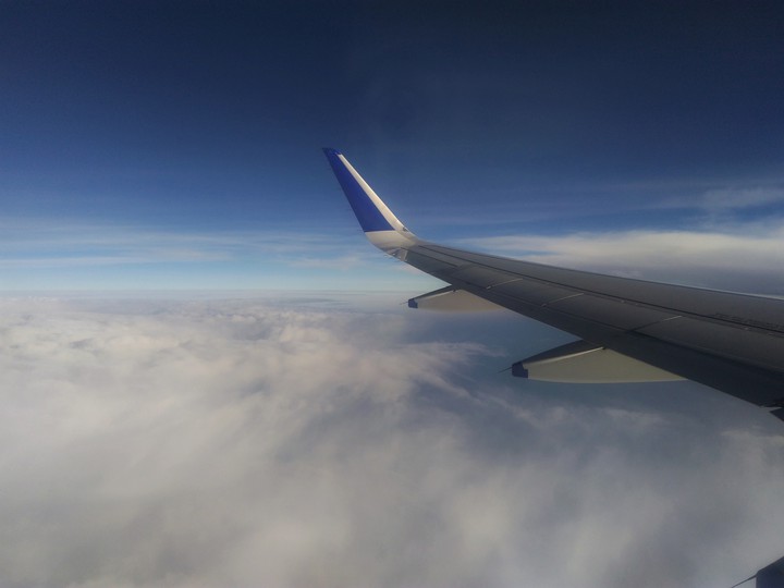above the clouds
