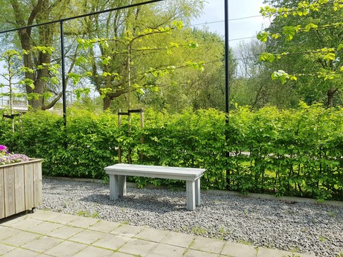outside