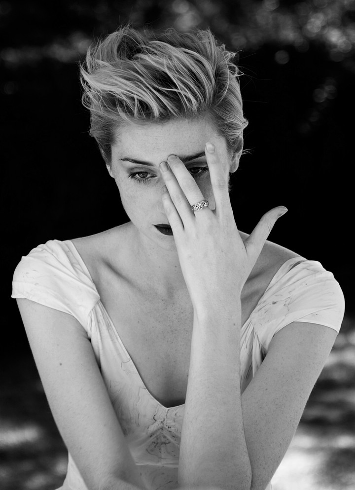 black and white
