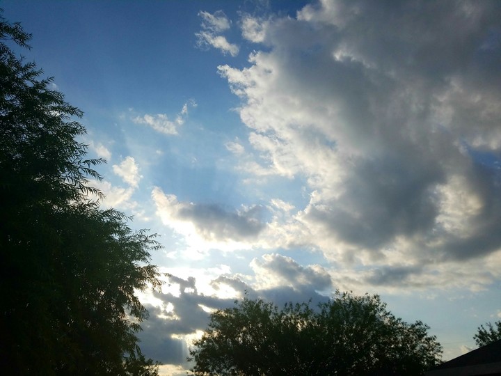 Setting sun