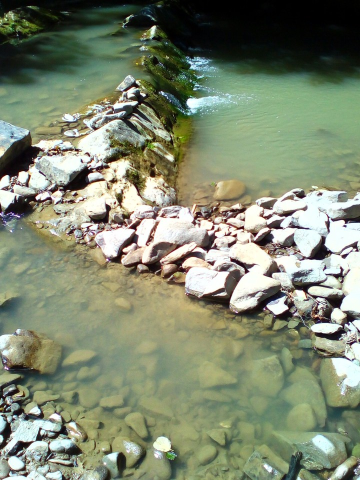 water & rocks