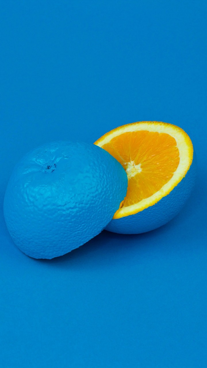Blaue Orange