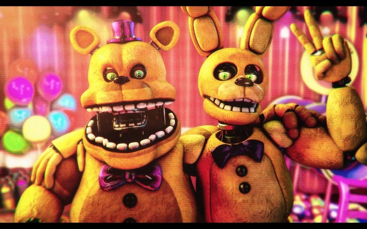 fnaf fredbear y springbonnie